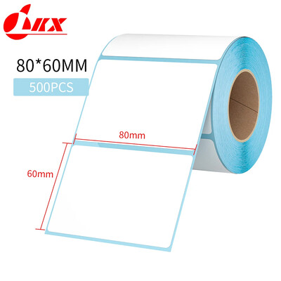 LKX 30-40-50-60-70-80MM Termalna naljepnica Prazan izravni ispis Termalni papir Ljepljive naljepnice Barkod naljepnica Cjenik Rola vodootporna