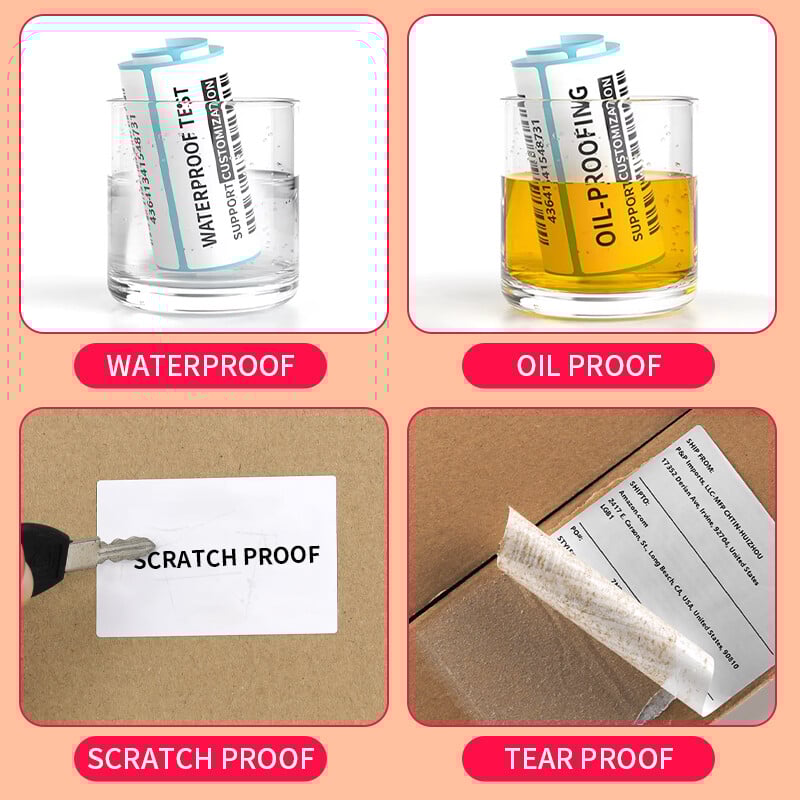 LKX 30-40-50-60-70-80MM Termalna naljepnica Prazan izravni ispis Termalni papir Ljepljive naljepnice Barkod naljepnica Cjenik Rola vodootporna