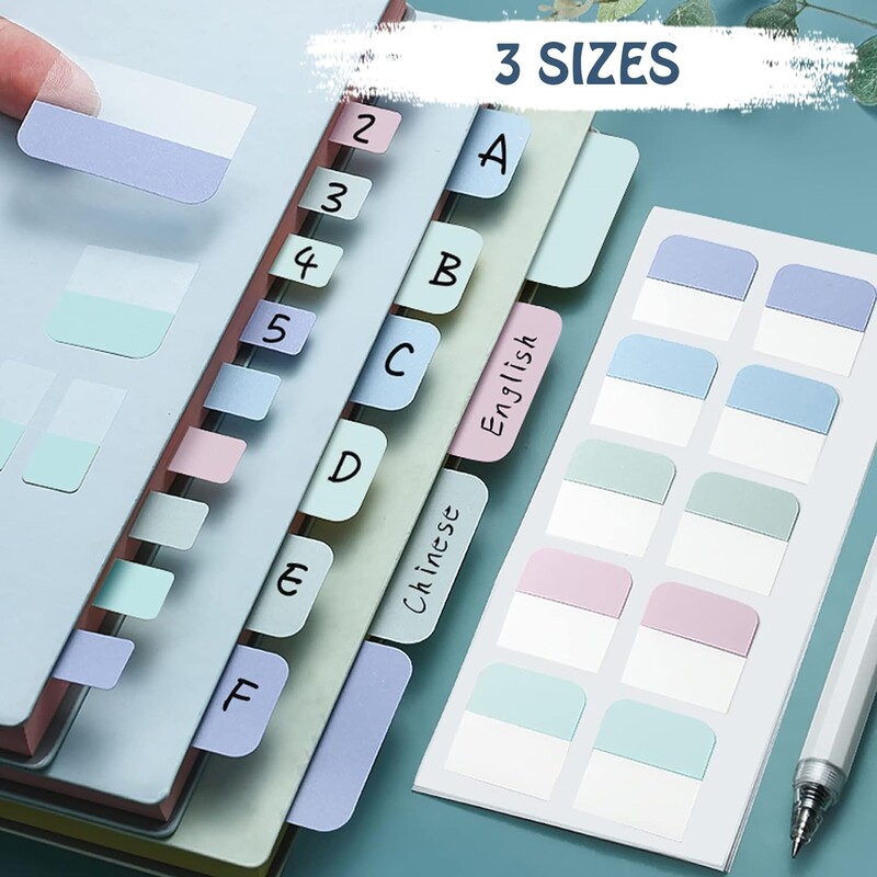 420 vnt Lipniosios rodyklės skirtukai Failų vėliavėlės Failų rodyklės skirtukai Rašomųjų puslapių žymekliai, skirti ženklinti Dokumentų tvarkymas Failų aplankai Knygos