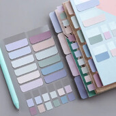 60/120/240 vnt Morandi spalvoti lipdukai Lipnūs rašomi rodyklės skirtukai Puslapių vėliavėlės Knygų žymekliai Skaitymo pastabos Klasifikavimo ženklai