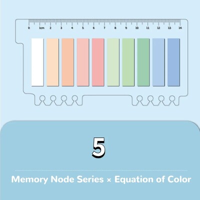 200 de coli/set de autocolante cu index colorat Moranti pentru marcare, autocolante creative pentru papetărie pentru mesaje