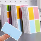 10 listova Šarene naljepnice s naljepnicama Kawaii naljepnica s rukom pisanim indeksom Naljepnica s vodootpornim oznakama klasifikacije Ljepljive oznake za pakiranje