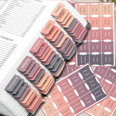 5 coli index biblic etichetă autocolant marcaj autocolante ușor de citit Biblie carte file imprimare mare file laminate biblice pentru studiu de citit