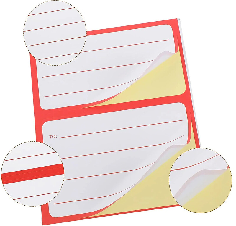 50kom Univerzalna naljepnica s poštanskom adresom, samoljepljiva rukopisna naljepnica za poštanske kutije, omotnice, naljepnice za otpremu, znak poruke