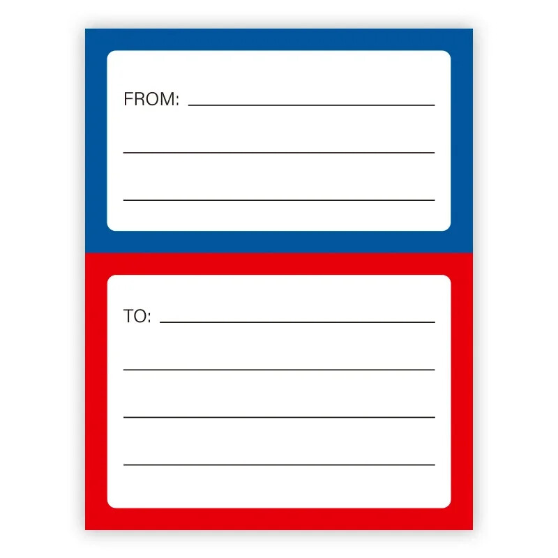 50kom Univerzalna naljepnica s poštanskom adresom, samoljepljiva rukopisna naljepnica za poštanske kutije, omotnice, naljepnice za otpremu, znak poruke