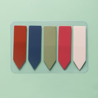 100 de coli Macaron Color Note Lipicioase Paster Autocolant Index Steaguri Puncte cheie Etichetă Semn de carte Rechizite de birou pentru școală Papetarie