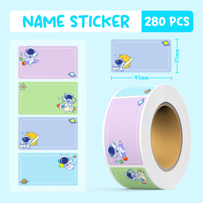 100/280 vnt Vaikų darželio animacinio filmo pavadinimas Ranka rašytas vandens puodelio reikmenų lipdukas Besiūlis, vandeniui atsparus plyšimui atsparus parašo lipdukas