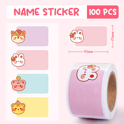 100/280 vnt Vaikų darželio animacinio filmo pavadinimas Ranka rašytas vandens puodelio reikmenų lipdukas Besiūlis, vandeniui atsparus plyšimui atsparus parašo lipdukas