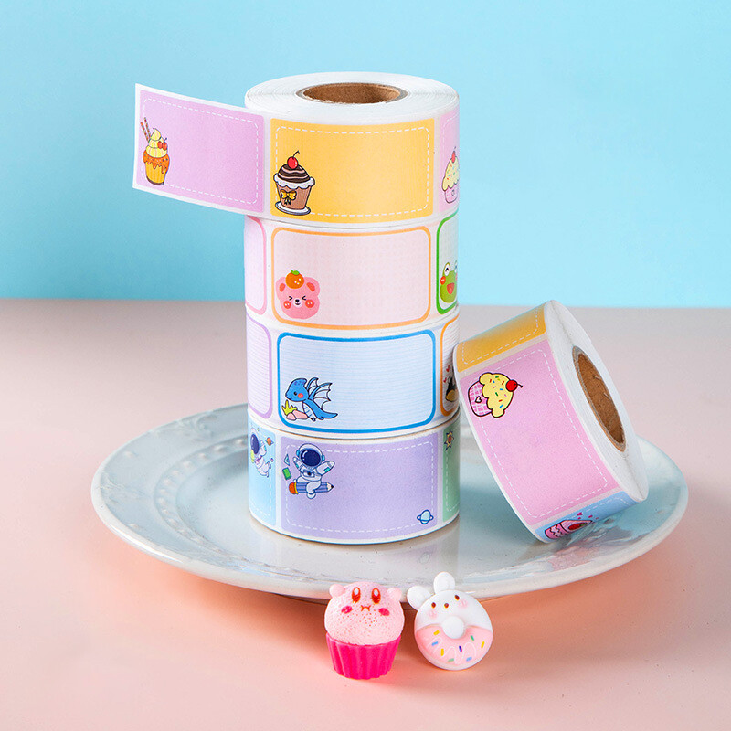 100/280 vnt Vaikų darželio animacinio filmo pavadinimas Ranka rašytas vandens puodelio reikmenų lipdukas Besiūlis, vandeniui atsparus plyšimui atsparus parašo lipdukas