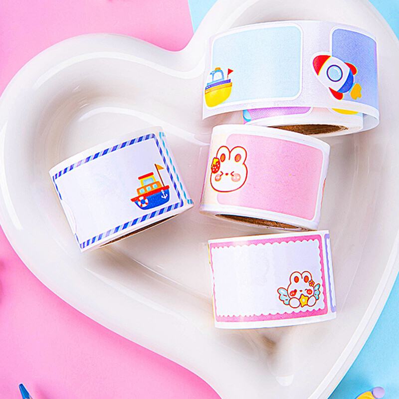 100/280 vnt Vaikų darželio animacinio filmo pavadinimas Ranka rašytas vandens puodelio reikmenų lipdukas Besiūlis, vandeniui atsparus plyšimui atsparus parašo lipdukas