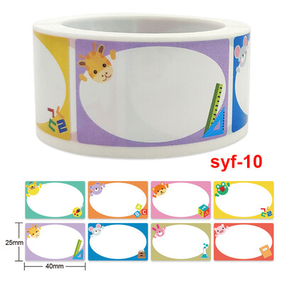 Pavadinimas Lipdukas Knygos Etiketės Elementai Pažymėti Animacinių filmų Etiketė Tušti Lipdukai Mokykliniai Kanceliarinės Prekės Gražios Mielos Etiketės Lipdukas 200vnt/ritinys