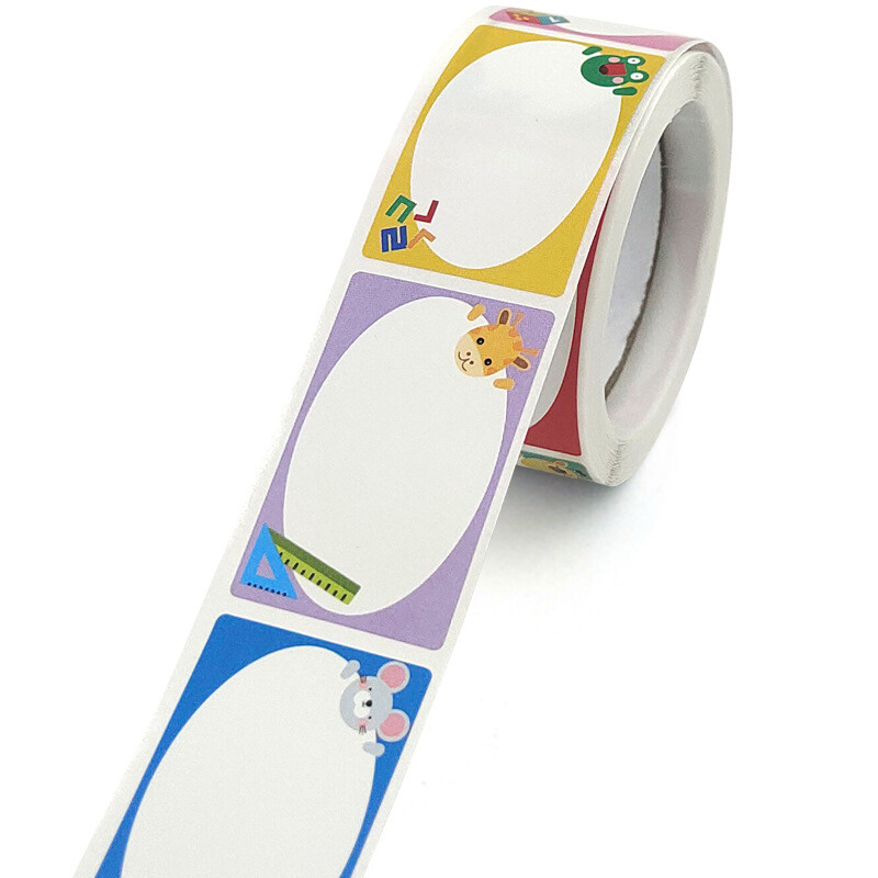 Pavadinimas Lipdukas Knygos Etiketės Elementai Pažymėti Animacinių filmų Etiketė Tušti Lipdukai Mokykliniai Kanceliarinės Prekės Gražios Mielos Etiketės Lipdukas 200vnt/ritinys