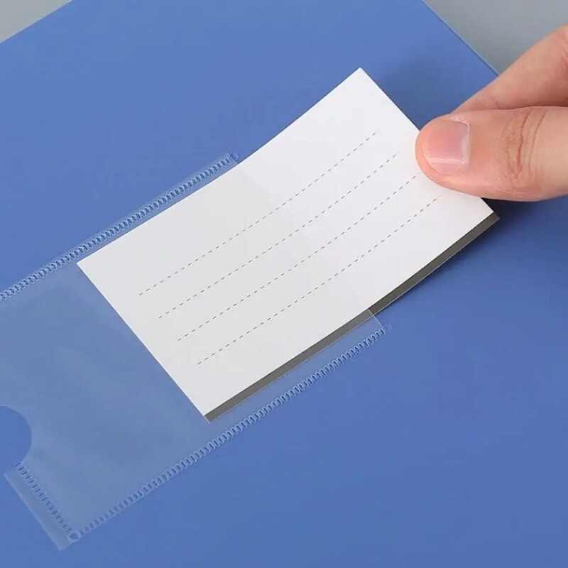 Dosar pentru fișiere A4, negru, albastru, multifuncțional din plastic pp, cutie pentru documente îngroșată, cutie de depozitare din hârtie rezistentă la praf, contract Nou 2024