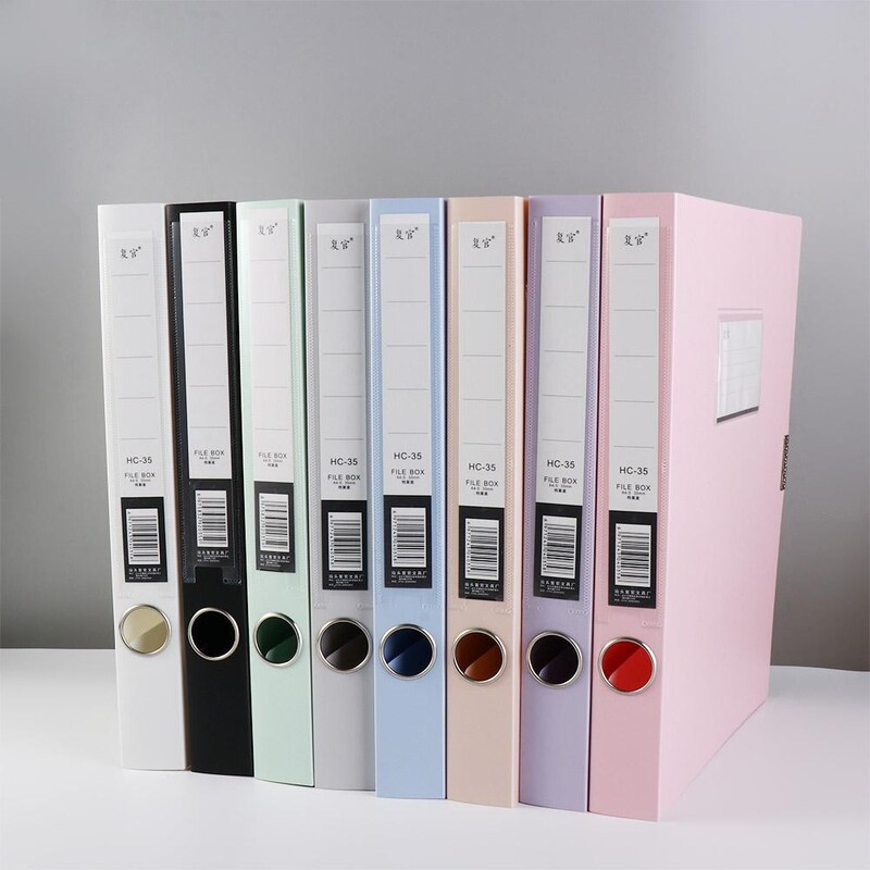 Daugiafunkcinis „pasidaryk pats“ A4 formato failų dėklas, atsparus dulkėms, sutirštintas, popierinis, PP plastikinis „Morandi“ spalvotas dokumentų dėklas