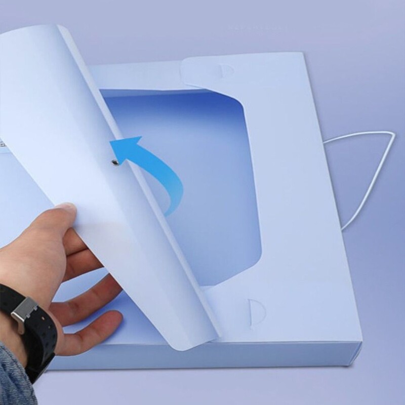 Daugiafunkcinė A4 formato failų tvarkyklės dėžutė Morandi spalvota sustorėjusi darbalaukio laikymo dėžutė PP plastikinė dulkėms atspari biuro reikmenų archyvai