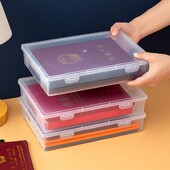 прозрачни пластмасови кутии за съхранение могат да побират малки предмети, органайзер за файлове A4, декорации, малки картички, сортирано съхранение, не