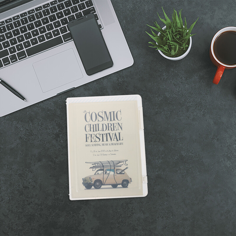 1 vnt. patvari dokumentų failų laikymo dėžutė, praktinis stalinis laikiklis, praktinis laikiklis, biuro reikmenys A4/A5 formato laikiklis