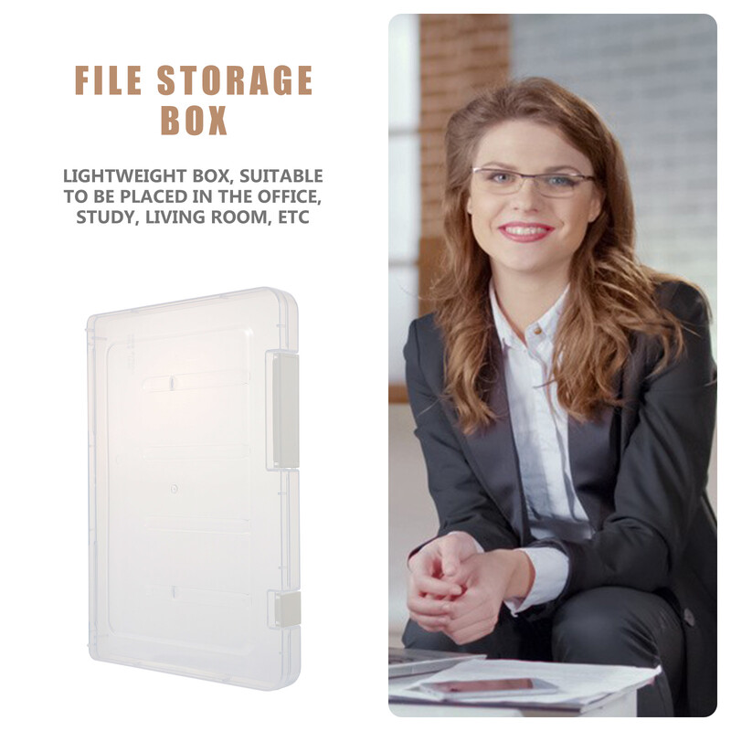 1 vnt. patvari dokumentų failų laikymo dėžutė, praktinis stalinis laikiklis, praktinis laikiklis, biuro reikmenys A4/A5 formato laikiklis