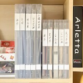 Plastikust A4 läbipaistev hoiukast Kaasaskantav nähtav dokumendipaber, klapp, libisemisvastane pannal, faili hoiukastid kontoris