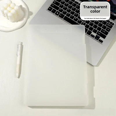 A4 Прозрачна кутия за файлове Високоестетична студентска тестова хартия Проста кутия за съхранение с голям капацитет Дъска за писане Офис консумативи