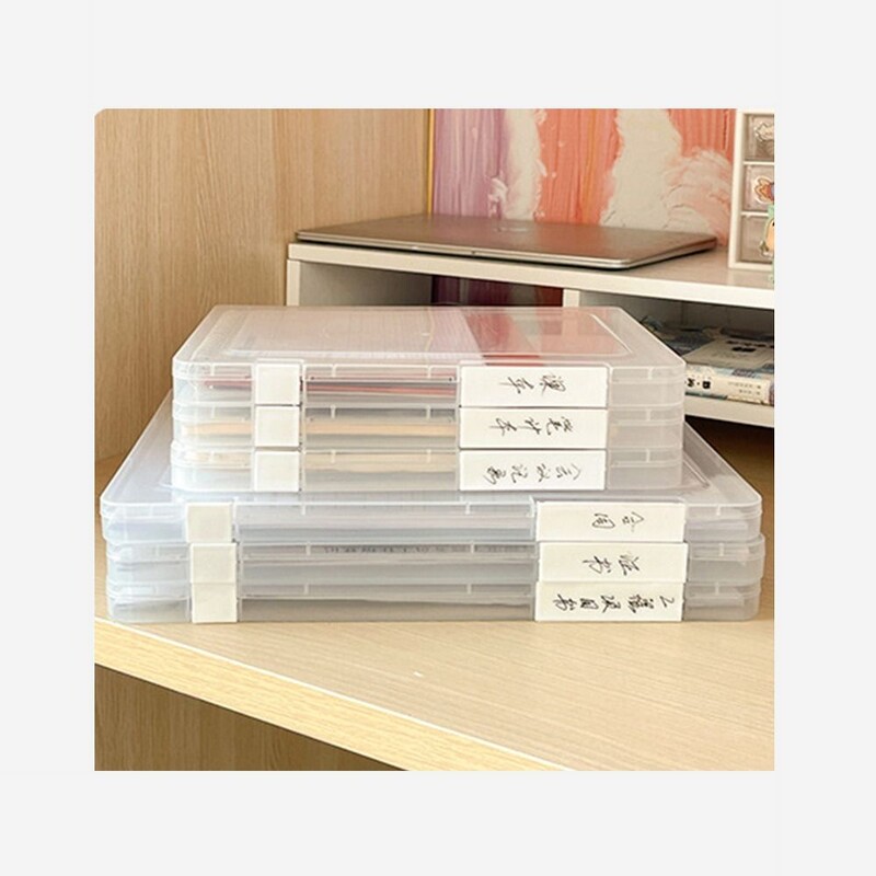 Nešiojami sutarčių archyvai Sertifikatai Projektai Darbalaukio saugojimo dėžutė Failų tvarkyklės dėžutė Plonas dokumentų dėklas dėlionės saugojimo dėžutė