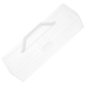 Cutie transparentă pentru pensule pentru vopsea Container pentru stilou transparent Cutii de depozitare decorative cu capace Creion