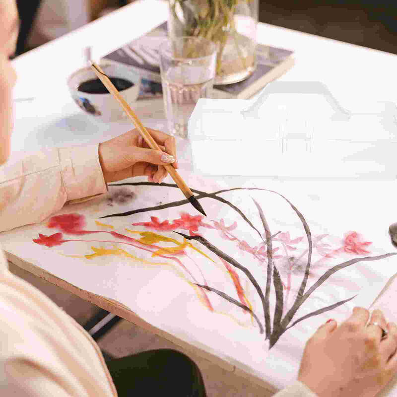 Cutie transparentă pentru pensule pentru vopsea Container pentru stilou transparent Cutii de depozitare decorative cu capace Creion