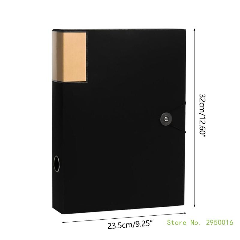 Failų aplanko tvarkyklė Plastikinė saugojimo failų dėžutė Archyvai Byla Dokumentų saugojimo dėžutė Elastinė virvelinė užraktas mokyklos biurui