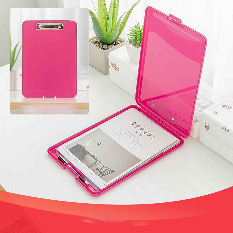 A4 plastikinės laikymo iškarpinės dėžutės failo dokumentų klipas atvejis Mokiniams Mokytojams Naudingos raštinės reikmenys Biuro reikmenys Profesionalūs reikmenys