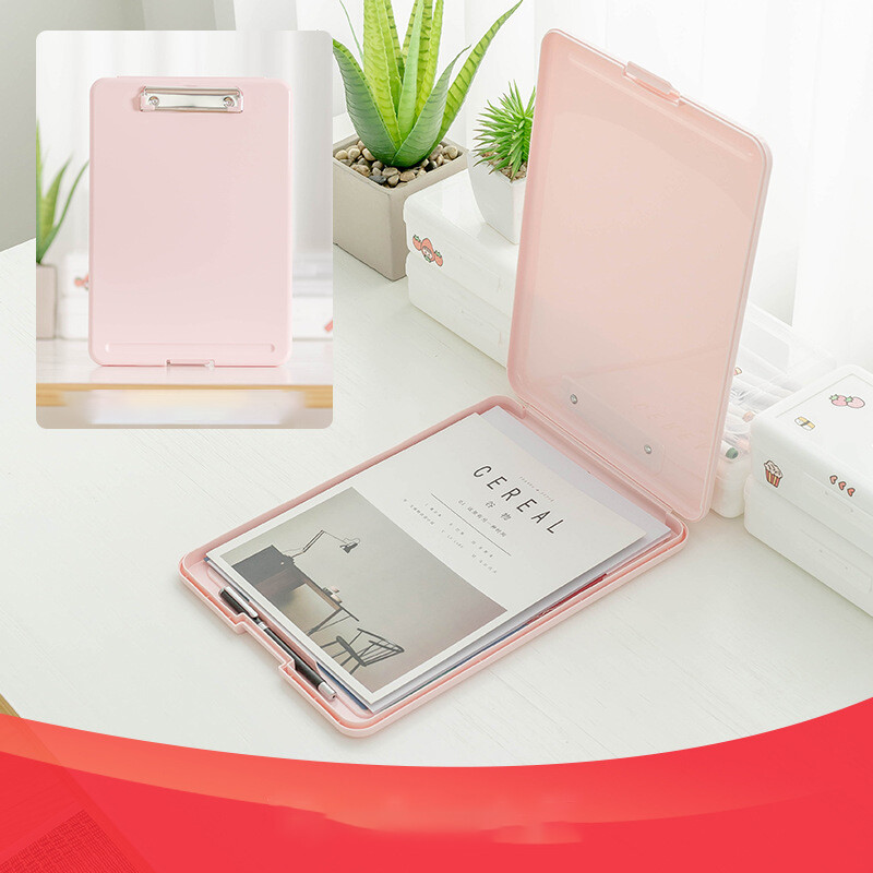 A4 plastikinės laikymo iškarpinės dėžutės failo dokumentų klipas atvejis Mokiniams Mokytojams Naudingos raštinės reikmenys Biuro reikmenys Profesionalūs reikmenys