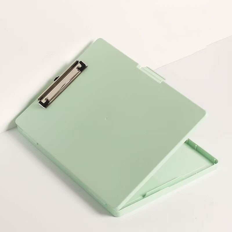 1 daugiafunkcinis plastikinis lankstymo plokštės suspaudimas A4 didelės talpos failų dėžutė Spalvotas bandomasis popierius duomenų dėžutės rašymas