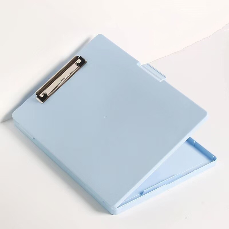 1 daugiafunkcinis plastikinis lankstymo plokštės suspaudimas A4 didelės talpos failų dėžutė Spalvotas bandomasis popierius duomenų dėžutės rašymas