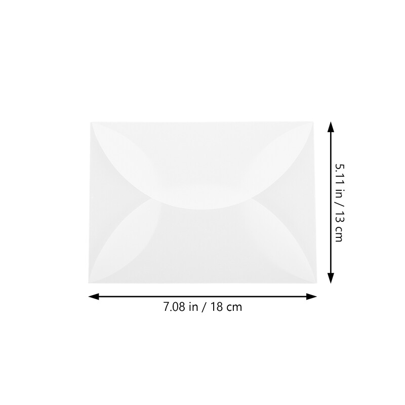 5 x 7 balti atvirukų vokai kvietimams 18 x 13 cm pakvietimai.