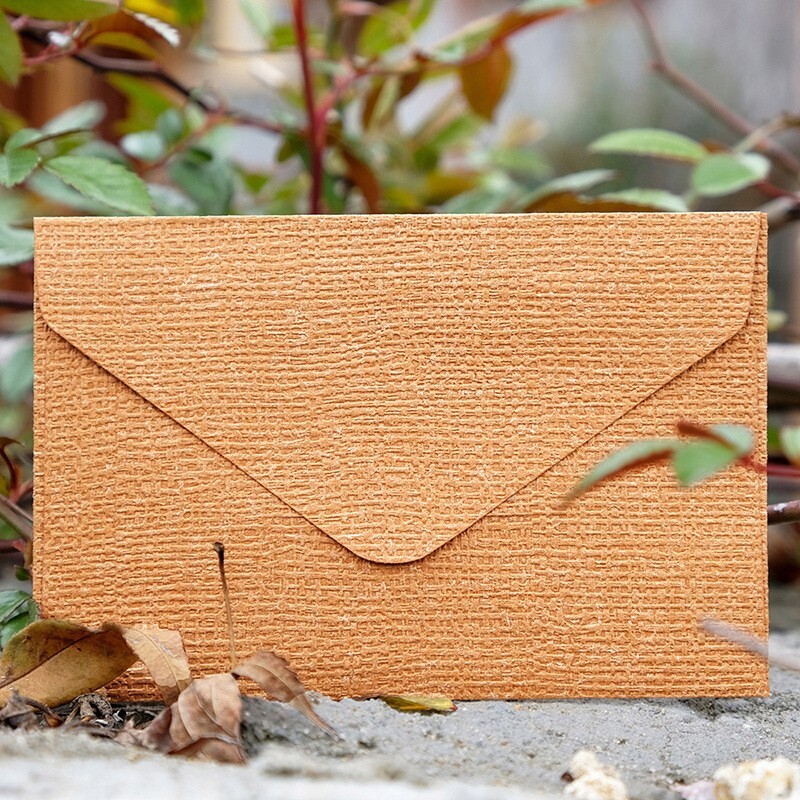 20 бр. 7*10,5 см ленен текстуриран триъгълен плик, реколта, 8-цветен празен плик, карта, скрапбукинг, писмо, подаръчни консумативи