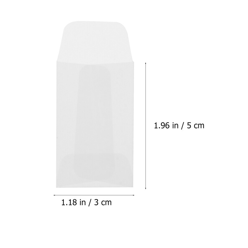 50 kom. Vrećica s omotnicama za nakit Mini omotnice sa slikama Vrećice s privjescima Naušnice Novčići Lakmus papir Vrećice za male poklone Uredski celofan