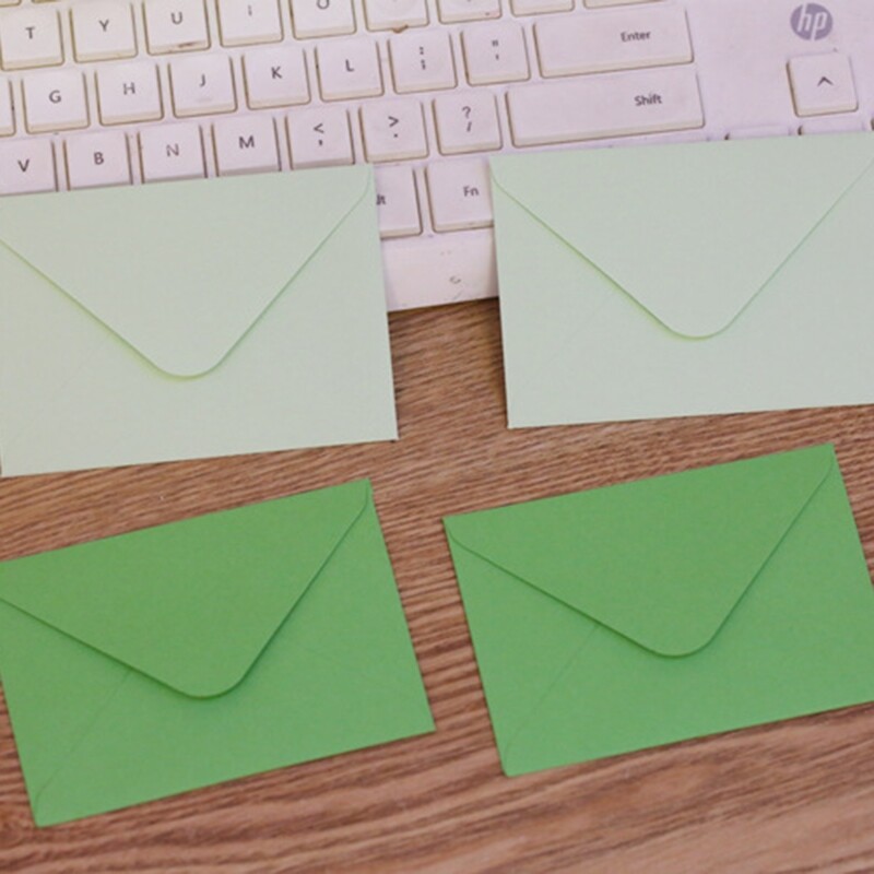 10kom praznih čestitki s kuvertama Zahvalnice Ručno izrađene DIY prazne koverte razglednice za pozivnicu za rođendansku zabavu