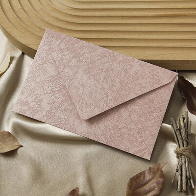 5 tk roosad punased oranžid ümbrikud kirjaplokkide jaoks Vintage kirjapaberist pulmapeo kutsekaardid, kaaned Kawaii sularaha ümbrikud