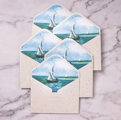 10 tk/partii 17,5 * 12,5 cm suurepärased vanaaegsed Van Goghi õlimaalid, väikesed ja värsked, tipptasemel taimepõhised, metsapitsiga vooder