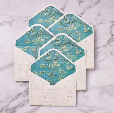 10 tk/partii 17,5 * 12,5 cm suurepärased vanaaegsed Van Goghi õlimaalid, väikesed ja värsked, tipptasemel taimepõhised, metsapitsiga vooder