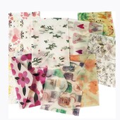 3 бр./пакет Цветна полупрозрачна хартия със сярна киселина, ръчно изработени пликове Kawaii, сладко животно, плик, карта със съобщение, писмо, подарък Направи си сам