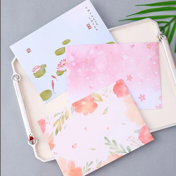 5τμχ Μεγάλοι Φάκελοι Kawaii Cherry Daisy Φάκελοι για Letter Pad Προσκλητήριο Γάμου Κάλυμμα Καρτ ποστάλ 18X13CM 23X15,7CM