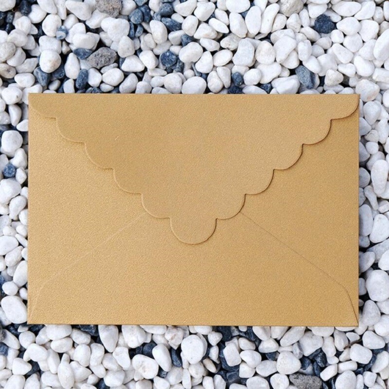 10 kom 112x162 mm kreativni valoviti uzorak omotnica s bisernim trokutom, memorandum, omotnica s posebnim dizajnom Dropshipping