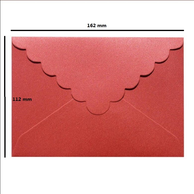 10 kom 112x162 mm kreativni valoviti uzorak omotnica s bisernim trokutom, memorandum, omotnica s posebnim dizajnom Dropshipping