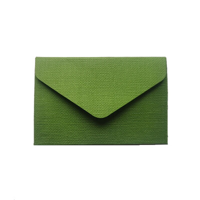 10Pcs 7X10.5cm ленен текстуриран триъгълен прозорец плик класически цвят празна сватбена покана плик подарък направи си сам напиши писмо