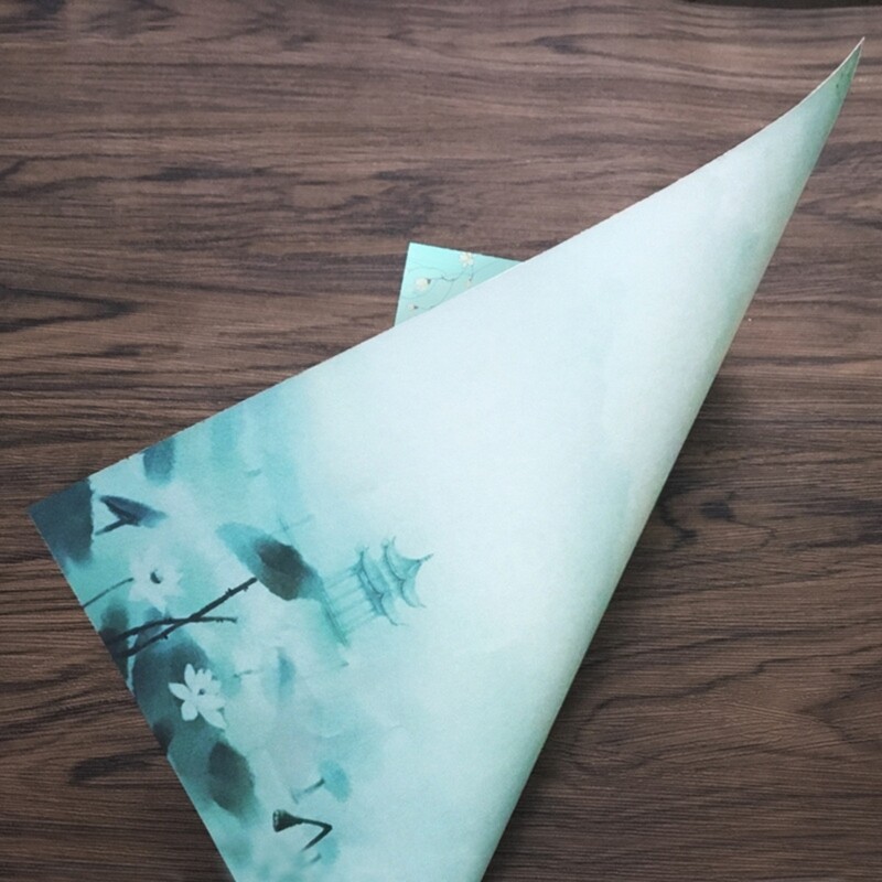 Хартия за писане на писма, удобна за печат Традиционна канцеларска хартия и комплект пликове 8x хартия за писане с 4x пликове