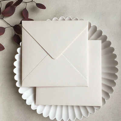 Enveloppe en papier blanc vierge, lot de 10 pièces, pour invitation de mariage, carte postale, gift
