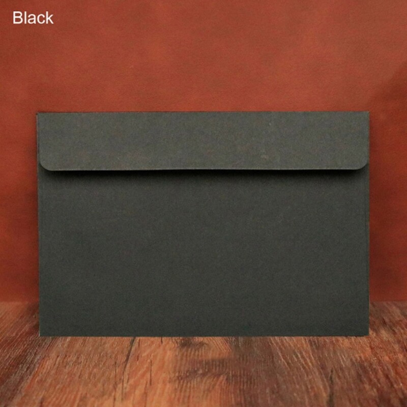 Опаковка от 10 цветни ретро плика Ретро плик от крафт хартия 6" x 4" за хартия A6 6" снимки Сватбен празник на бебето