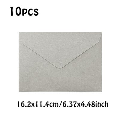 10 vnt/stal. Aukštos kokybės vokai smulkaus verslo reikmenys 16,2x11,4 cm 120 g popieriniai kvietimai atvirukai Laiškai Vestuvių raštinės reikmenys
