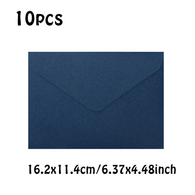 10 vnt/stal. Aukštos kokybės vokai smulkaus verslo reikmenys 16,2x11,4 cm 120 g popieriniai kvietimai atvirukai Laiškai Vestuvių raštinės reikmenys