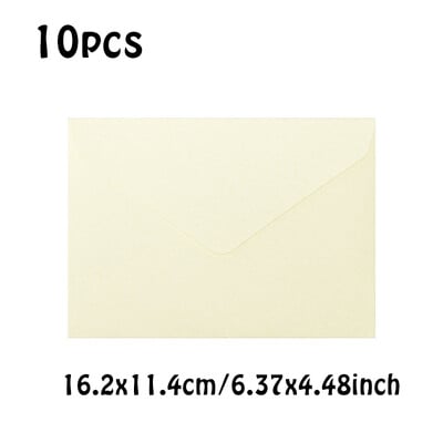 10 vnt/stal. Aukštos kokybės vokai smulkaus verslo reikmenys 16,2x11,4 cm 120 g popieriniai kvietimai atvirukai Laiškai Vestuvių raštinės reikmenys